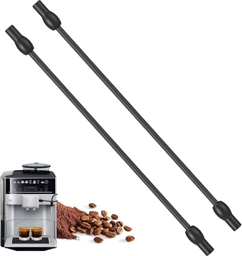 SnelShoppen Melkslang Set van 2 Hoogwaardige Siliconen Melkslangen voor Koffiezetapparaat EQ6 Plus S700 EQ7 EQ6-Serie 300 500 700 Reserve Slange
