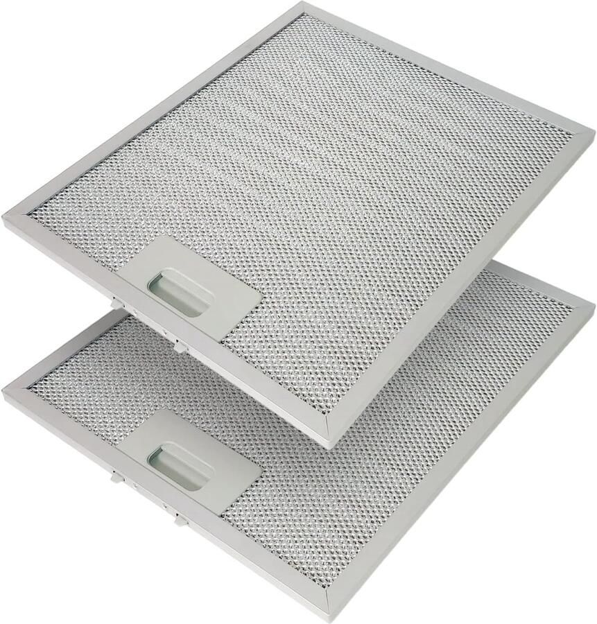 SnelShoppen Metal Vetfilter voor Afzuigkap 305x267mm Geschikt voor Standaard Modellen Set van 2 of 3 Stuks Keuken Accessoire Hoogwaardige Kw