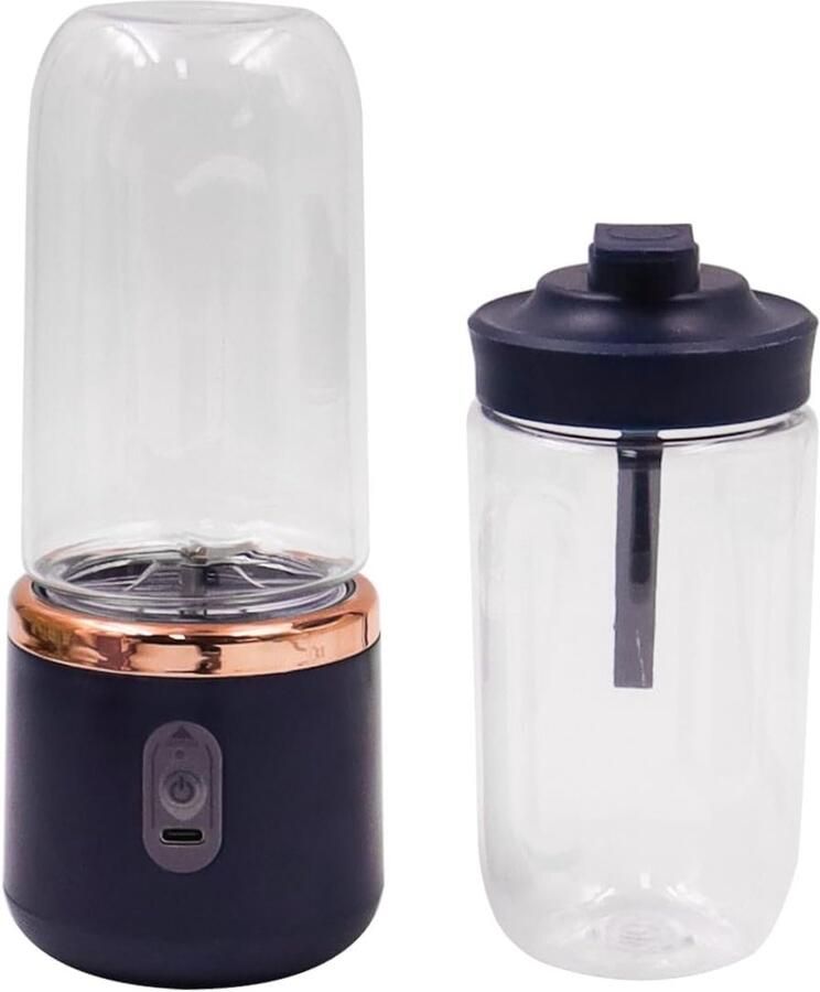 SnelShoppen Mini Blender Vers Sap 400ml USB Oplaadbare Draagbare Blender voor Reizen Sport Kantoor Smoothies en Milkshakes