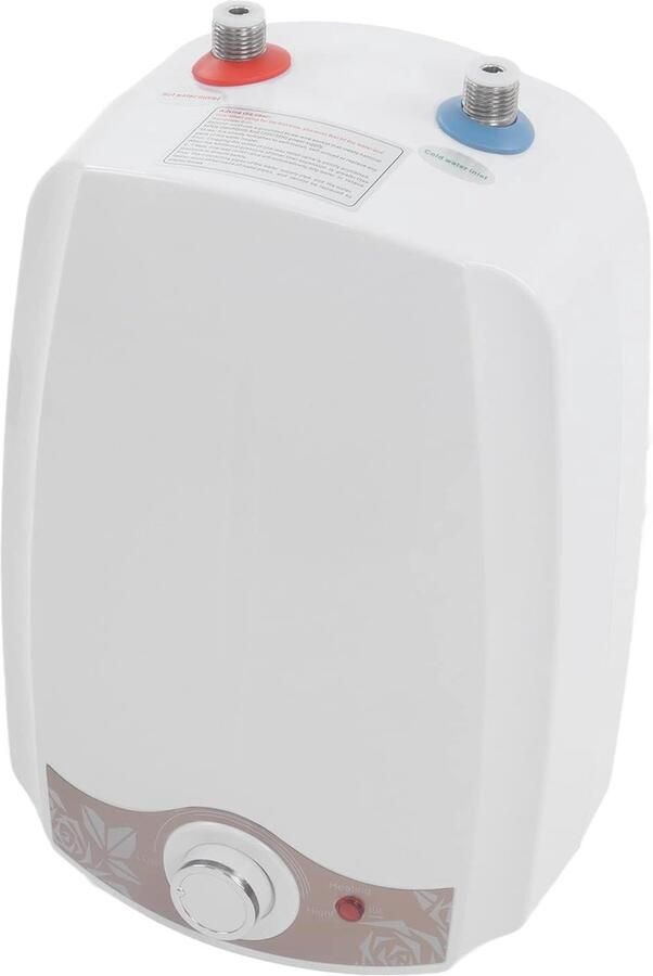 SnelShoppen Mini Elektrische Keuken Waterkoker 8 Liter Directe Verwarming 1500W Waterverwarmer met Bovenste Wateruitlaat en Constante Temperatuur