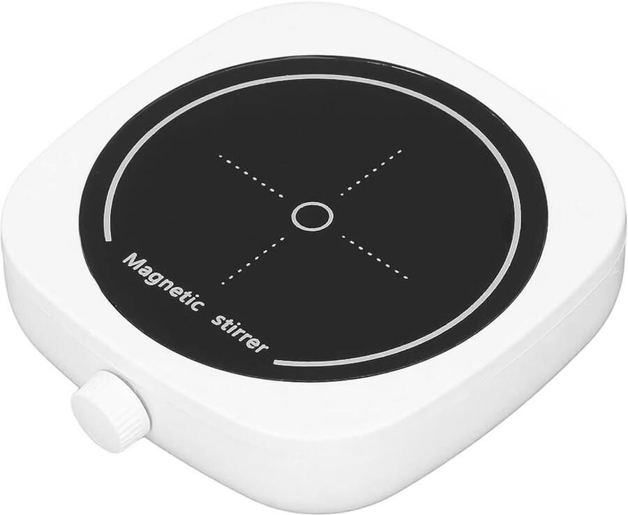 SnelShoppen Mini Magnetische Roerder Instelbare Snelheid 4000RPM Magnetische Mixer met Roerstaaf Maximum Roercapaciteit 1000ml voor Wetenschappelijk