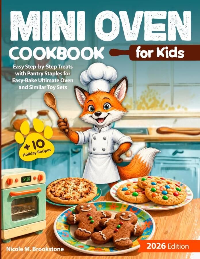 SnelShoppen Mini Oven Kookboek voor Kinderen: Eenvoudige Stap-voor-Stap Gerechten met Basis Ingrediënten voor Easy-Bake Ultimate Oven en Speelgoedse