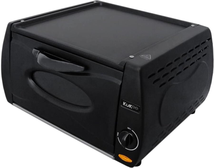 SnelShoppen Mini Oven Tandoori 13L 230V 2100W Elektrische Oven met Anti-baking Laag Warmtebestendig Glas Inclusief GRATIS Tang Ideaal voor Thu