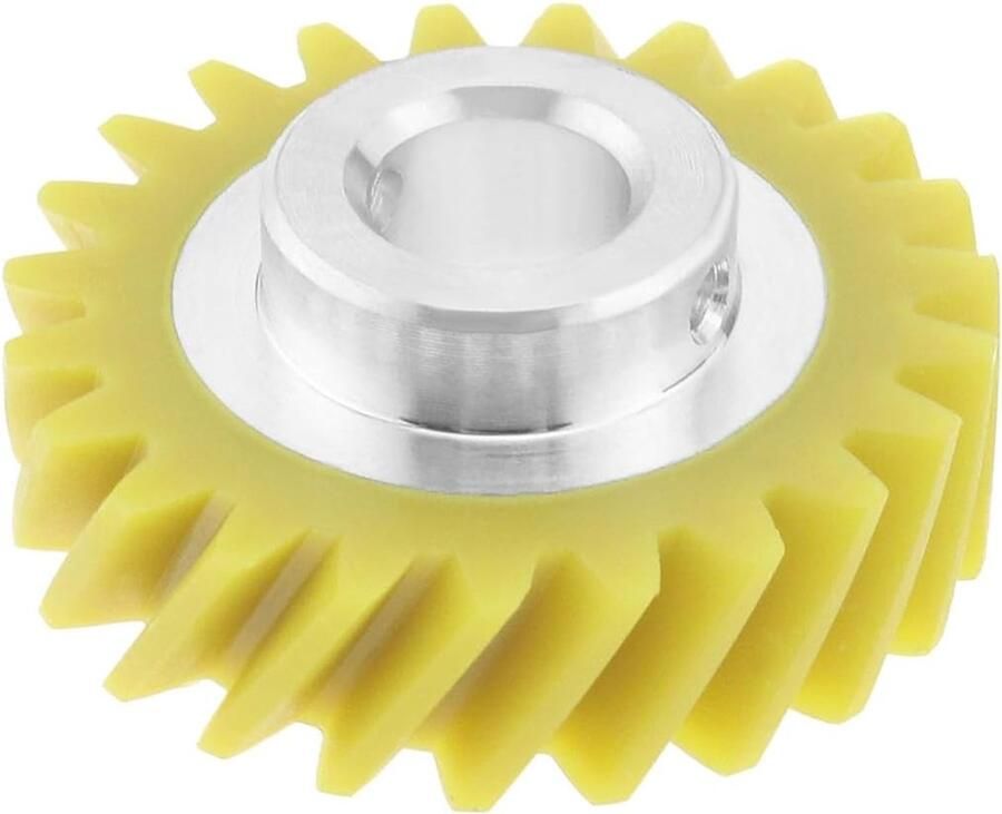 SnelShoppen Mixer Worm Gear Vervanging Geel voor Keukenmachine Compatibel met Modellen Eenvoudige Installatie W10112253