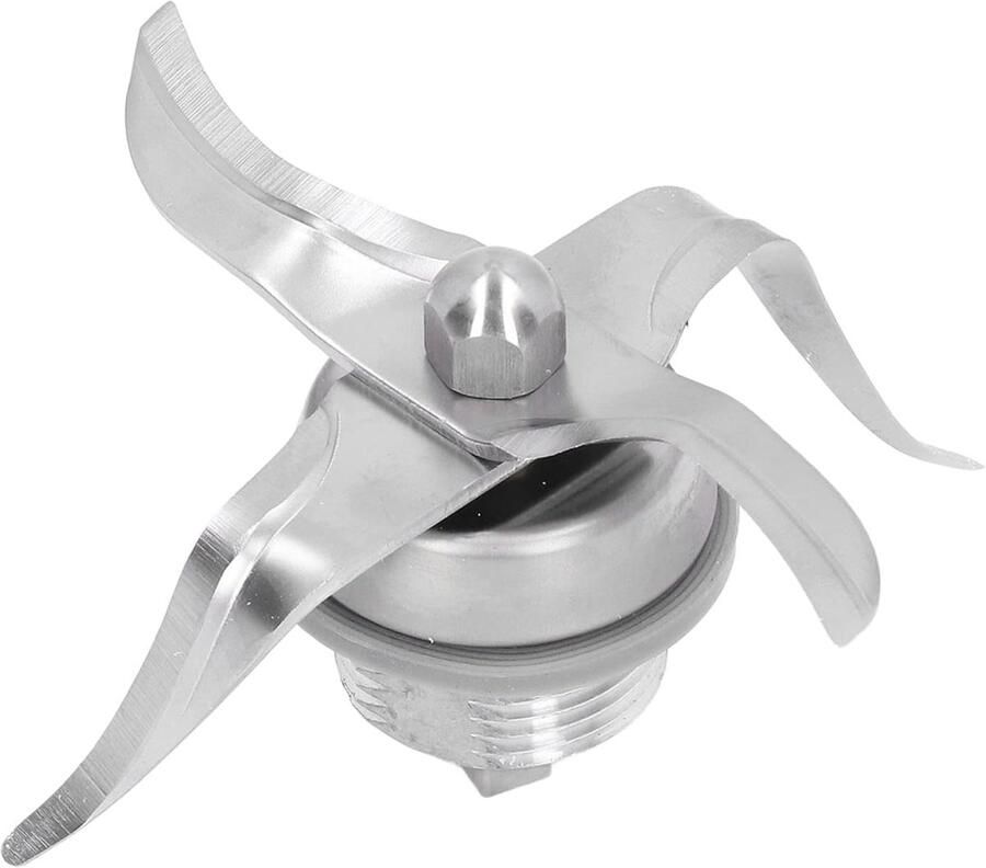 SnelShoppen Mixing Knife RVS Snijmes met 3 Ringen en Afsluiting voor Keukenmachine Thermomix 3300 Vervangingsaccessoire