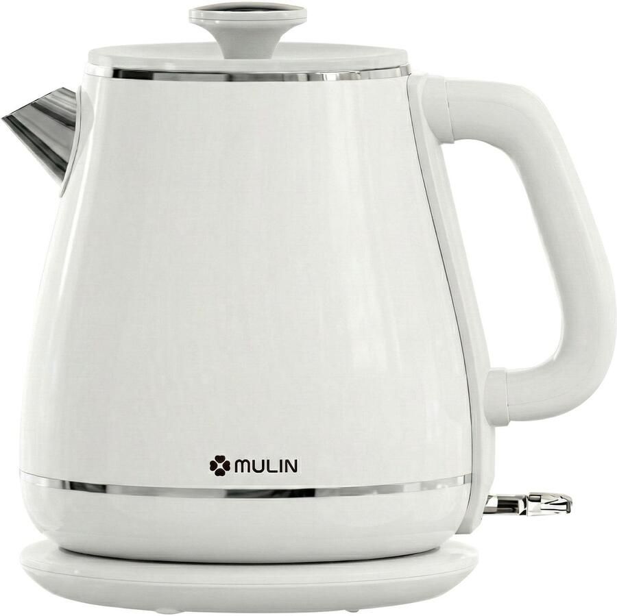 SnelShoppen MULIN Vintage Waterkoker 1 8 L met Snelle Kookfunctie 2200 W Automatische Uitschakeling 360° Draaibare Basis Retro Design voor Keuke