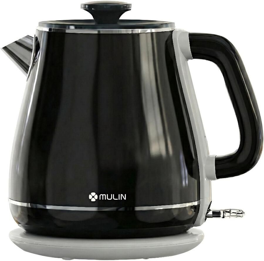 SnelShoppen MULIN Vintage Waterkoker 1 8 L Snelle Kookfunctie 2200 W Automatische Uitschakeling 360° Draaibare Basis Perfect voor Keuken e