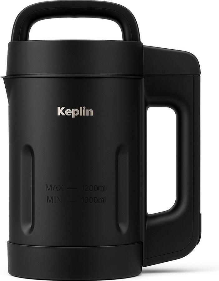 SnelShoppen Multifunctionele Soepmachine 1 2 Liter met Intelligente Veiligheidssensoren LED Bedieningspaneel Makkelijk Schoon te Maken Warmhoudfu