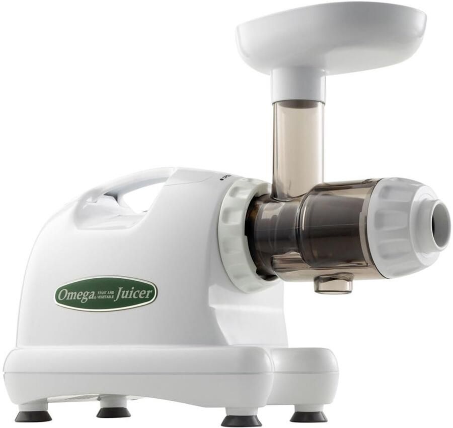 SnelShoppen Omega 8224 Sapcentrifuge Wit Compacte Juicer voor Groenten en Fruit 36 8 x 16 5 x 39 4 cm Ideaal voor Keuken en Gezonde Sappen