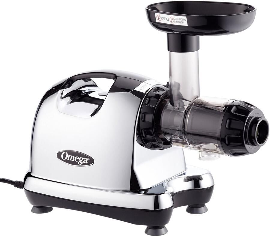 SnelShoppen Omega Sapcentrifuge 36 8 x 16 5 x 39 4 cm Zilver Hoogwaardige Sapcentrifuge voor Vers Fruit en Groenten Ideaal voor Keuken Gezond Le