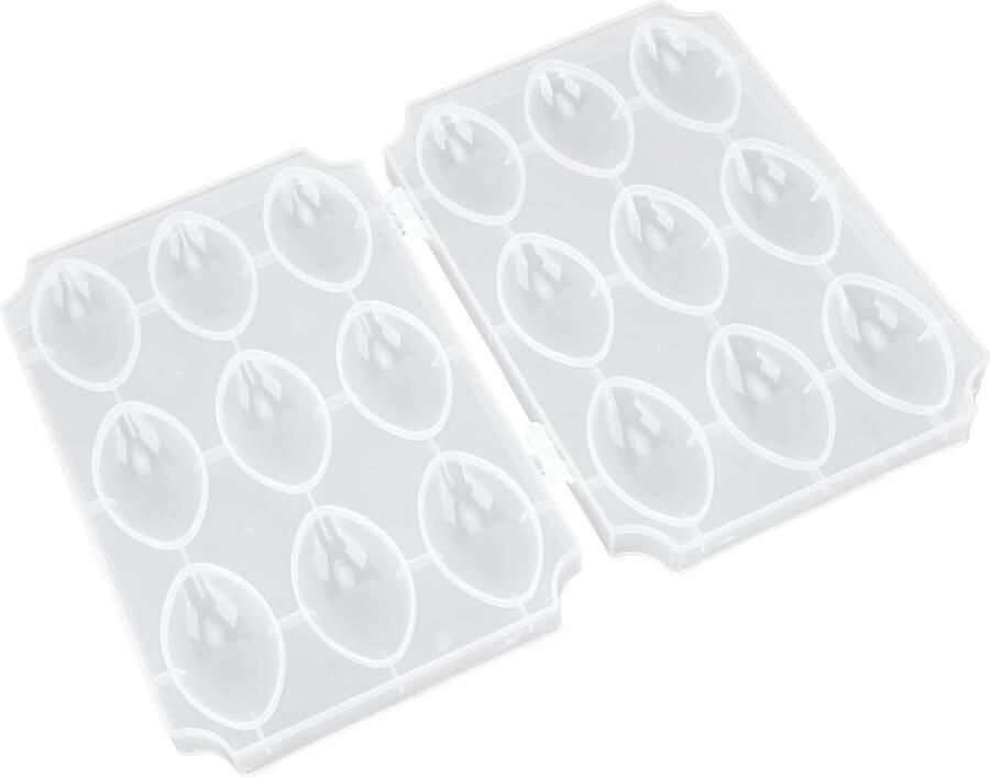 SnelShoppen Plastic Gehaktbalvorm 9 Rijen Zelfgemaakte Gevulde Gehaktballen Maker DIY Keukenhulpmiddel Transparant