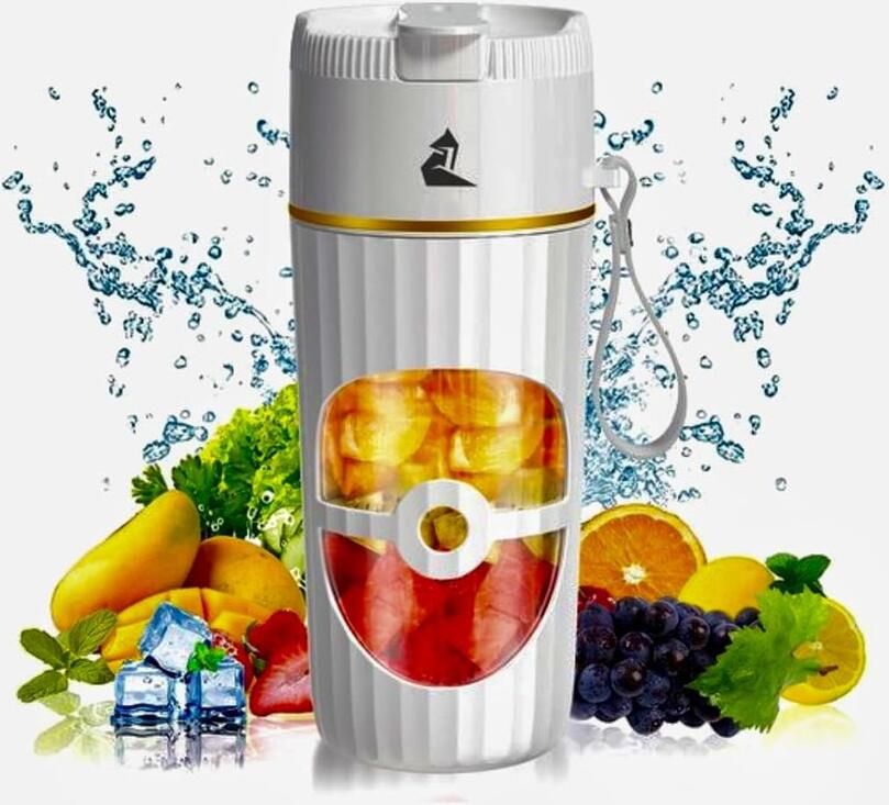 SnelShoppen Portable Blender 450ml USB Oplaadbare Smoothie Maker Krachtige Mixer voor Smoothies Shakes Babyvoeding en Eiwitdranken Perfect voo