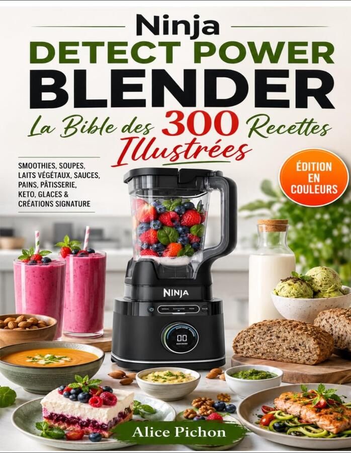 SnelShoppen Power Blender 300 Illustraties Smoothies Soepen Laits Végétaux Sauzen Keto Pâtisserie Glaces Keuken Creaties