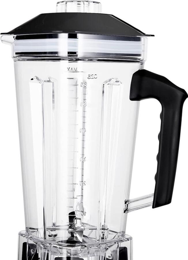 SnelShoppen Professionele Blender 2200W Krachtige Mixer voor Shakes en Smoothies 2 Liter BPA-vrij Tritan Timer Geschikt voor Huishoudelijk en Co