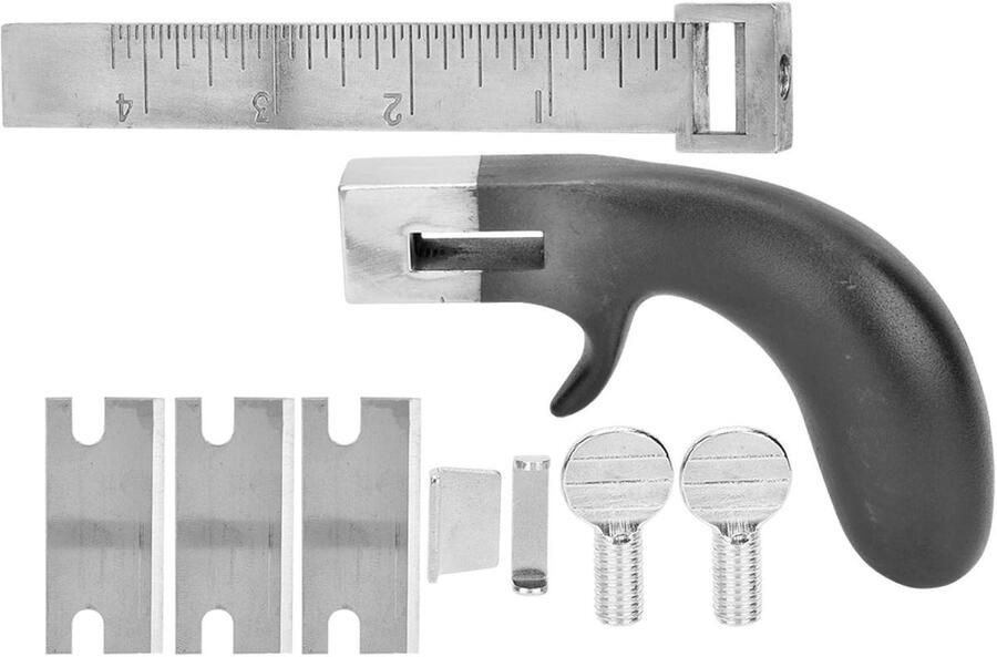 SnelShoppen Professionele leren riem snijder handmatige leren snijmachine betrouwbare en duurzame snijtool voor leren ambachten comfortabel alumi