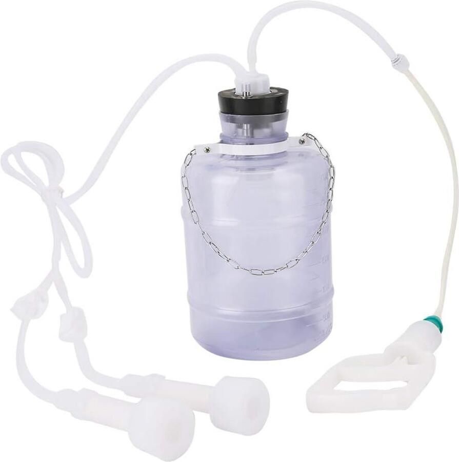 SnelShoppen Professionele Melkmachine voor Geiten en Koeien Handmatige Melker met Sterke Zuigkracht 3L Fles Zacht voor Tepels Geschikt voor Boer