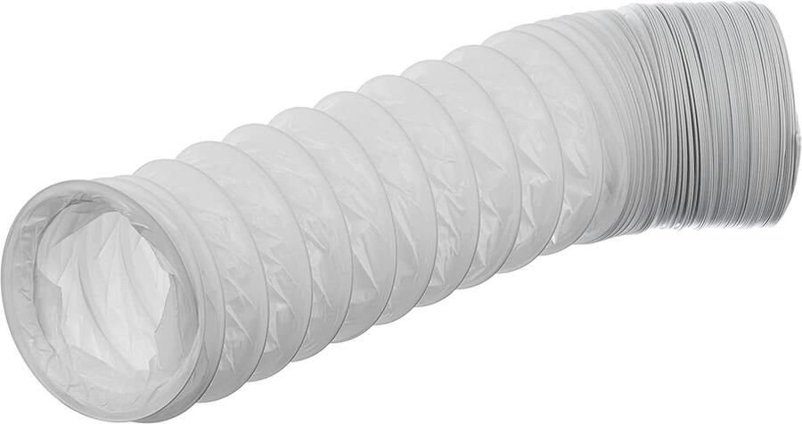 SnelShoppen PVC Ventilatieslang Flexibele Slang Afvoerslang voor Airconditioning Wasdroger Afzuigkap Diameter 100 mm Lengte 3 m