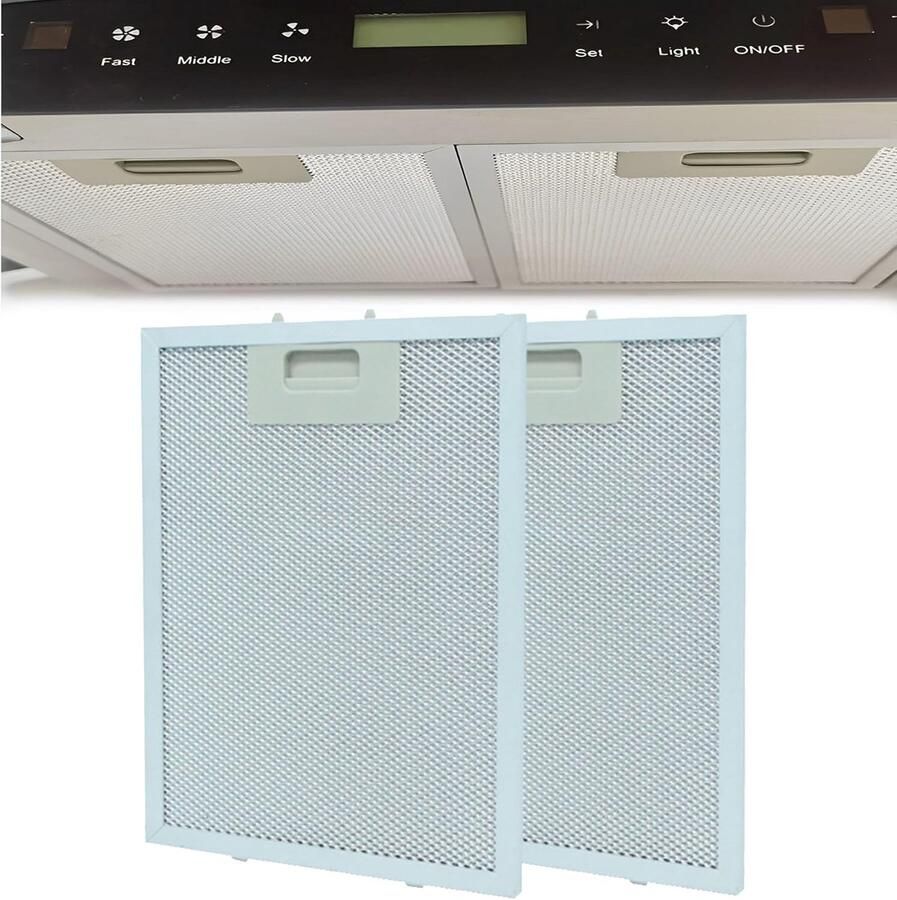 SnelShoppen Range Hood Filter 30x24cm Aluminium Filter voor Afzuigkap Meervoudige Filtratie Keuken Accessoires Duurzaam en Corrosiebestendig Ho