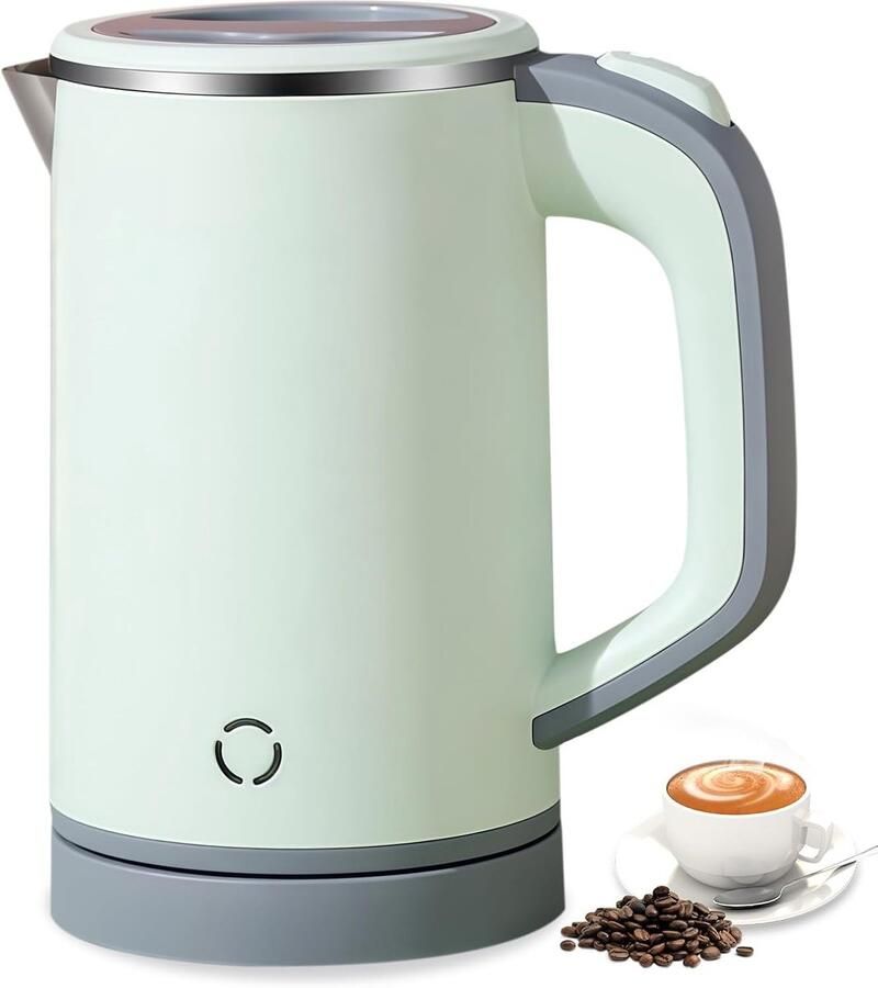Kleine Reiswaterkoker 800 ml RVS Snel Koken voor Onderweg