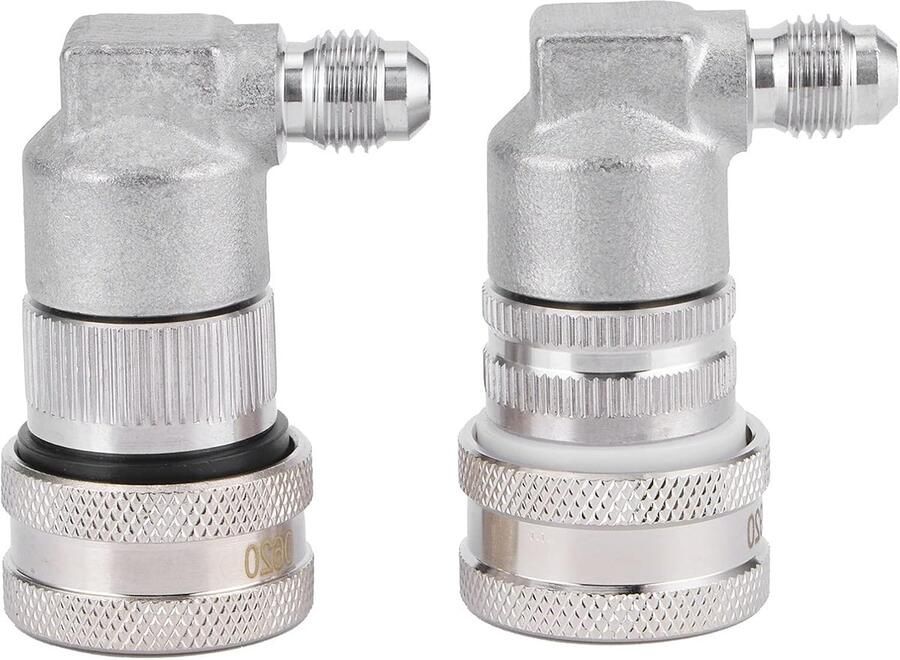 SnelShoppen Roestvrijstalen Ball Lock Koppeling voor Bier Tap Geen Lekkage Eenvoudig te Onderscheiden Perfect voor Corny Keg en Fermentatie Zw
