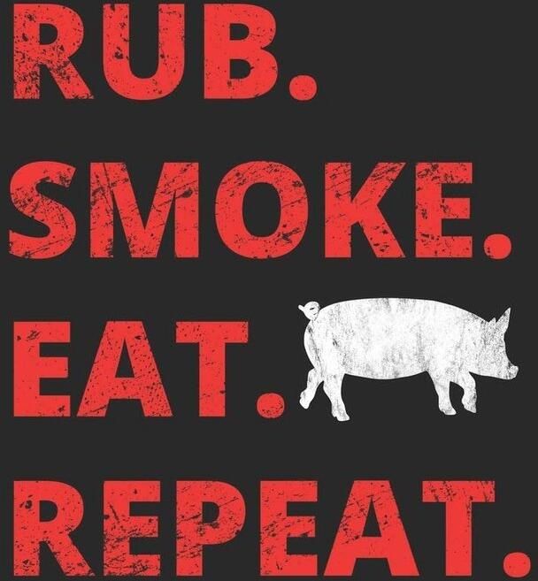 SnelShoppen Rub. Smoke. Eat. Repeat. Grill Notizbuch voor Persoonlijke Recepten en Grillrecepten van Vlees en Worst Perfect voor Tuin Feest en Ca
