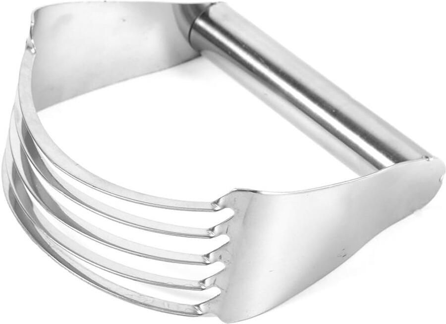 SnelShoppen RVS Deegmixer Zware Deegsnijder & Mixer Blender met Premium RVS Messen Handzaam voor Maken van Taart Muffins Groenten en Meer Inclu