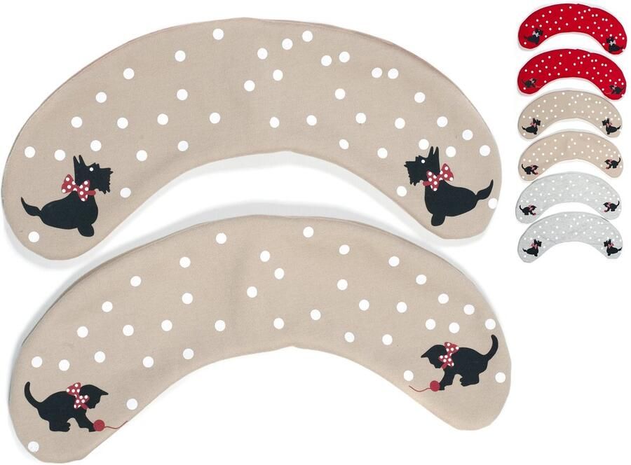 SnelShoppen Set van 6 Magnetron Nekverwarmers voor Ontspanning en Comfort in Badkamer Tiffany Wst010 Fijnmateriaal Ideaal voor Koude Dagen en S