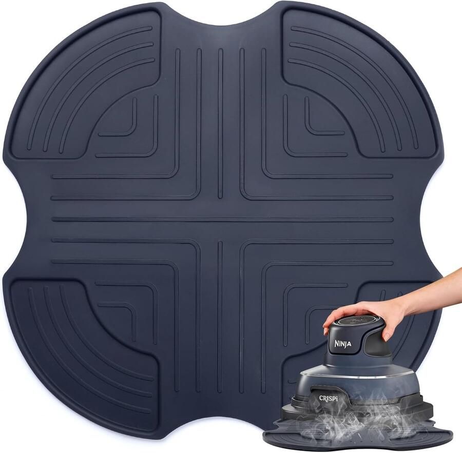 SnelShoppen Silicone Airfryer Mat 26 5 x 26 5 cm Hittebestendige Onderzetter voor Airfryer Voedselveilig Silicone Geschikt voor Crispi PowerPo