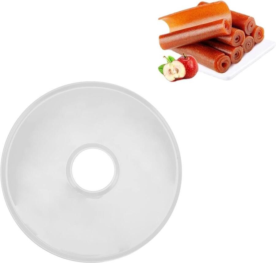 SnelShoppen Silicone Dehydrator Vellen Lekvrije Voedsel Droog Accessoires voor FD660 Fruit Droogmachine Transparant Voor Soepen Purees en Snacks