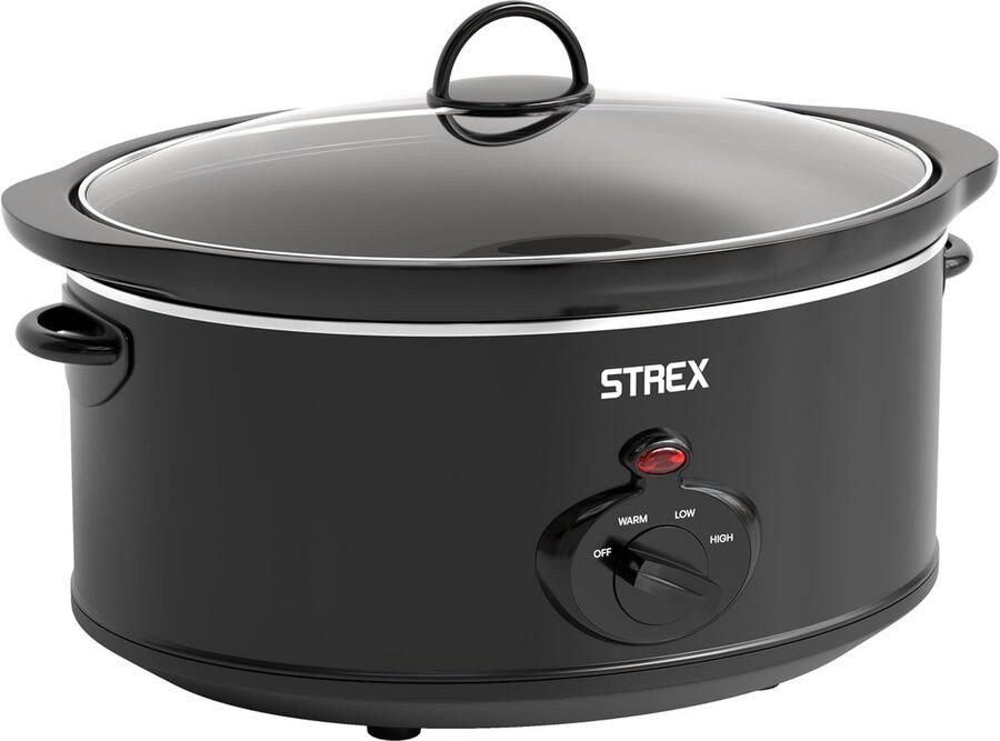 Slow Cooker 3.5L Verwijderbare keramische binnenpan Warmhoudfunctie Eenvoudig en smakelijk bereiden SnelShoppen