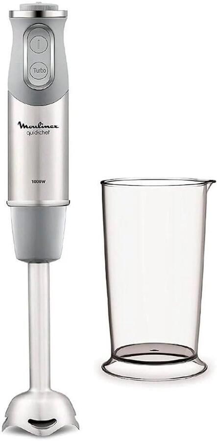 SnelShoppen Staafmixer 1000W met 10 Snelheden Maatbeker Spatbescherming Antislip Handgreep Ideaal voor Keuken Soepen Smoothies Sauzen