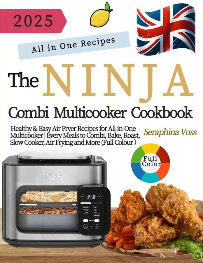 SnelShoppen The UK Ninja Combi Cookbook Gezonde & Eenvoudige Air Fryer Recepten voor Multicooker Koken Bakken Roosteren Slow Cooken Air Frye