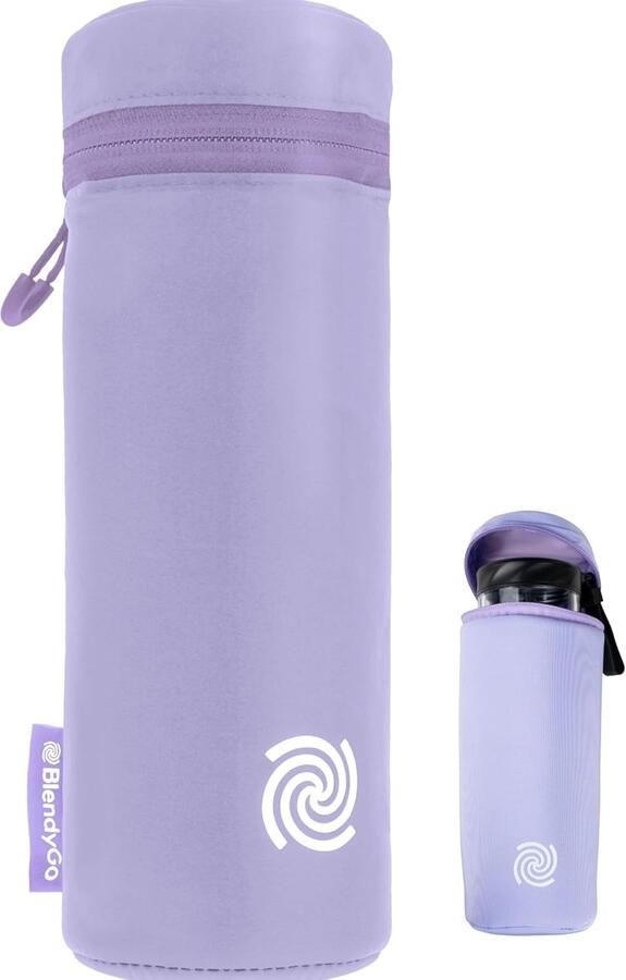 SnelShoppen Thermal Protective Cover voor Mini Blender Portable USB Mixer Smoothie Maker BlendyGo 3 550ml Lavendel Ideaal voor Camping en Keuk