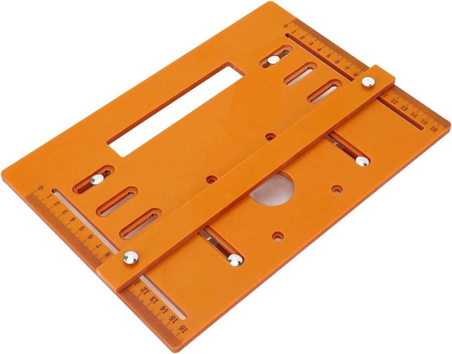 SnelShoppen Universele Snijmachine Basisplaat Kit 28 x 20 cm Houtbewerking Cirkelzaag Gids Onderplaat 5mm Dikte Duurzaam Materiaal