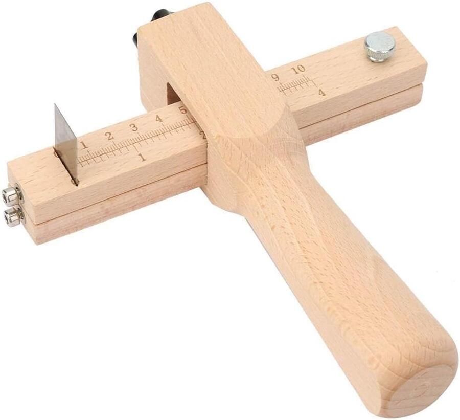 SnelShoppen Verstelbare Lederen Snijmachine voor Stroppen DIY Handgereedschap Hout Precisie Snijden Lederen Riemen Creatieve Projecten
