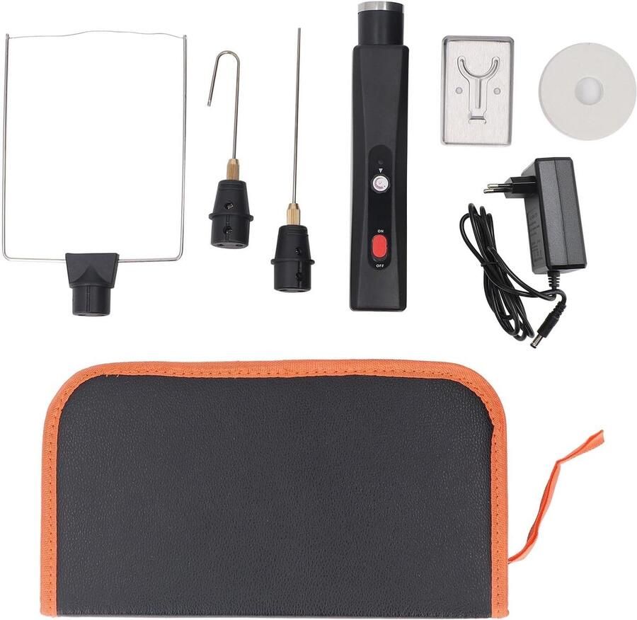 SnelShoppen Verstelbare Temperatuur Elektrische Styrofoam Snijgereedschap met 3 in 1 Hete Draad Foam Cutter Set 3 Snijpennen Perfect voor Foam Beel