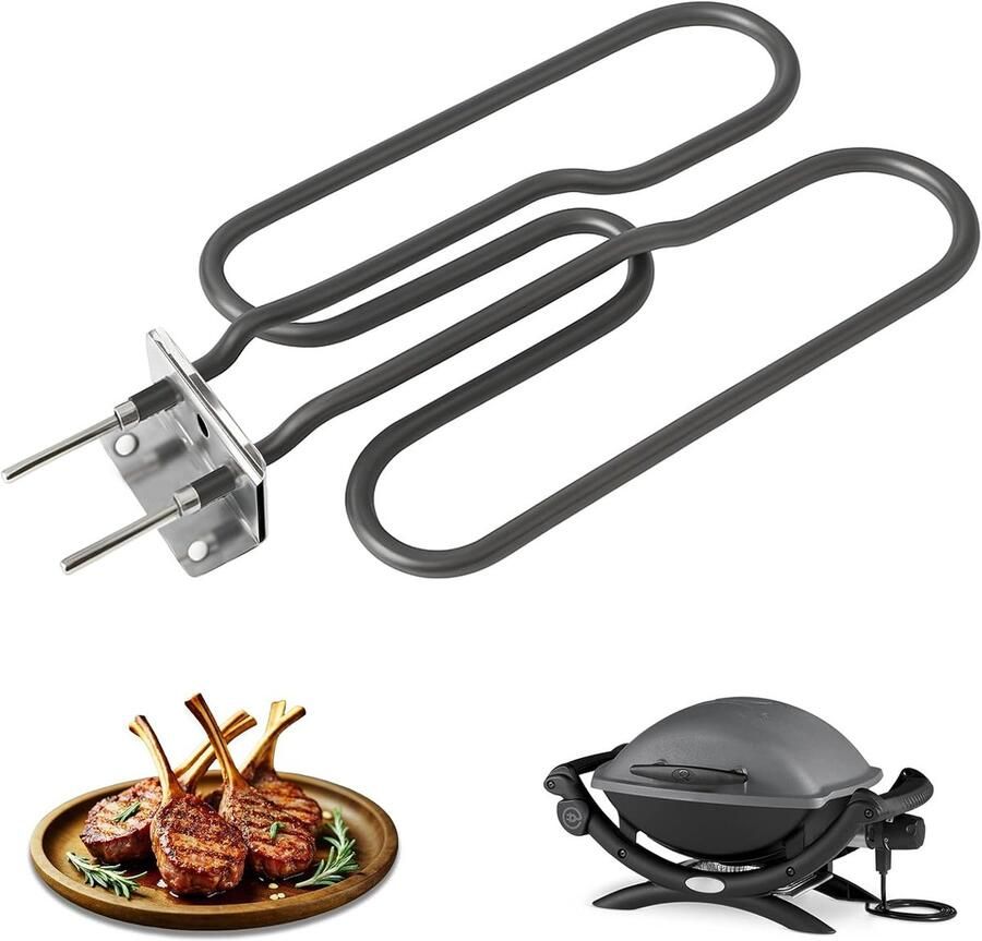 SnelShoppen Vervangend Verwarmingselement voor Electrogrill Geschikt voor Q140 Q1400 Series RVS Verhitspiraal Eenvoudig te Installeren Grill