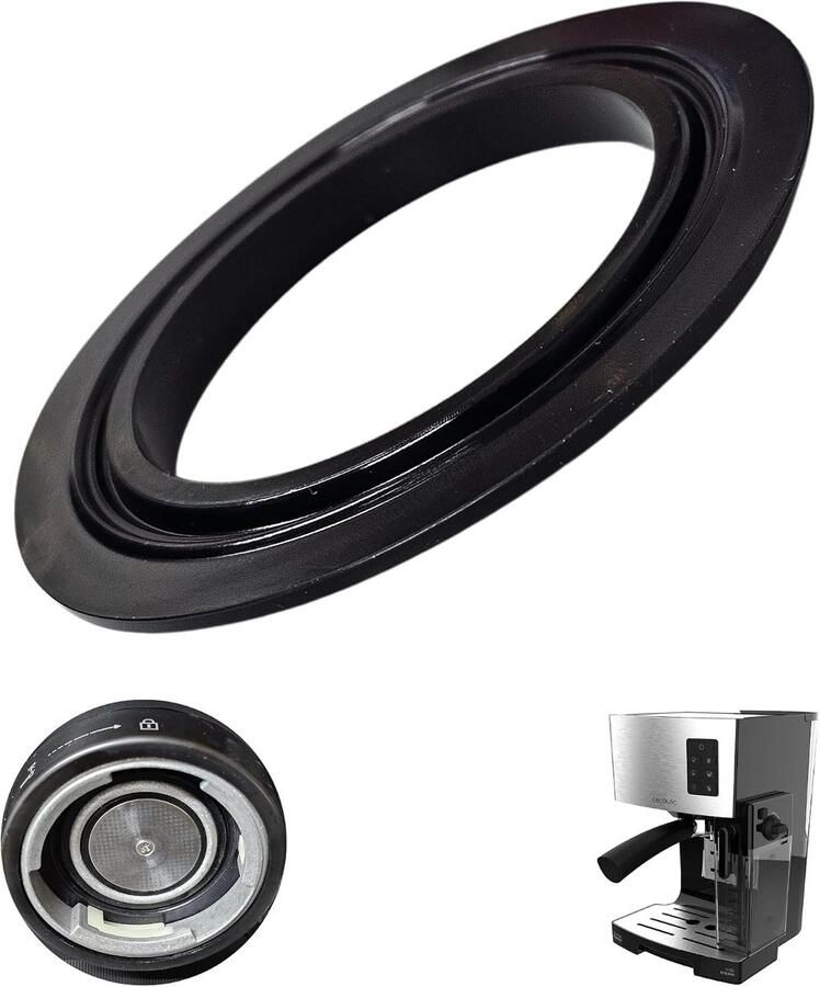 SnelShoppen Vervangende afdichting voor koffiezetapparaat Cecotec Power Instant-ccino 20 hittebestendig rubber duurzame kwaliteit model 01506 zw