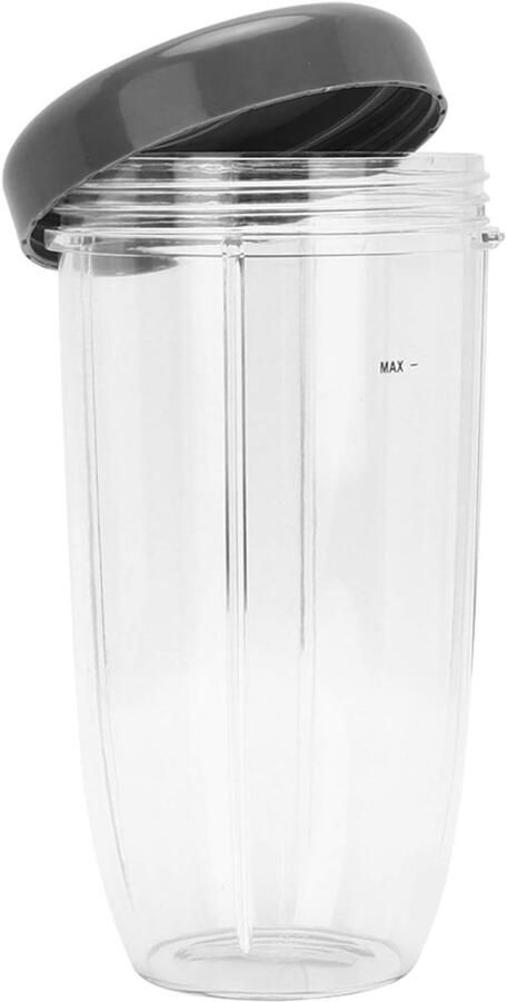 SnelShoppen Vervangende Beker en Deksel voor Blender 900W PC Beker met ABS Deksel Grote Capaciteit 32Oz Vaatwasserbestendig Eenvoudig Schoon te