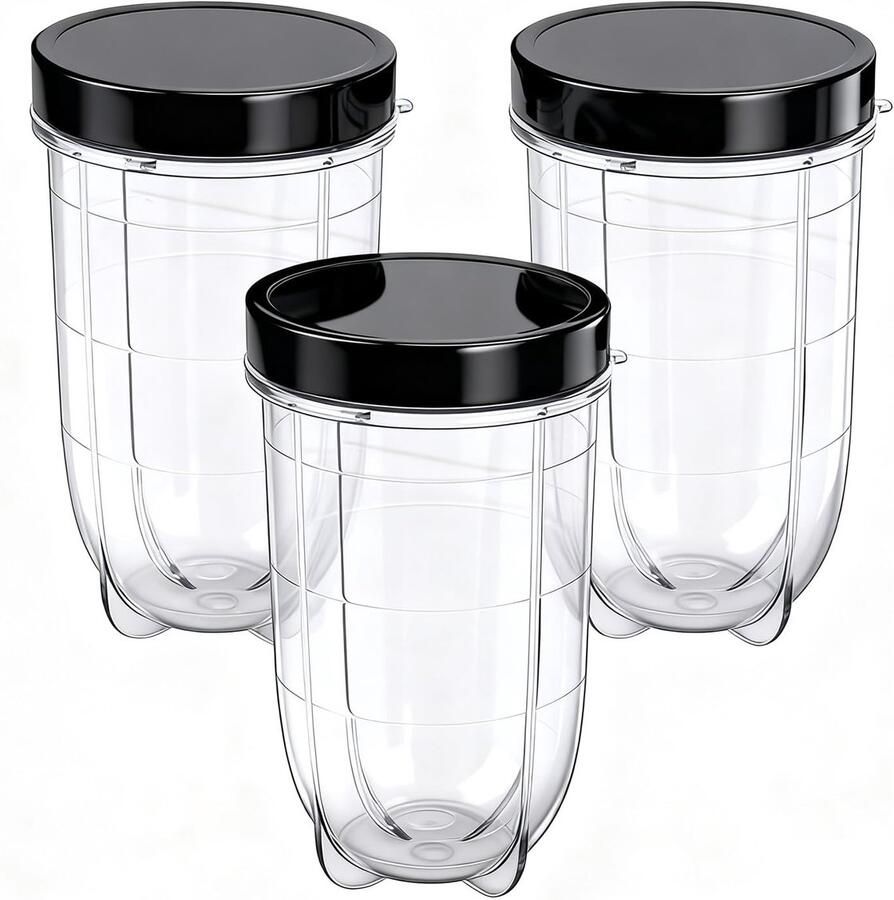 SnelShoppen Vervangende Beker voor Magic Bullet 250w 16oz Blender Cup Hoge Kwaliteit BPA-vrij Ideaal voor Smoothies Sap Keuken Reizen Campin
