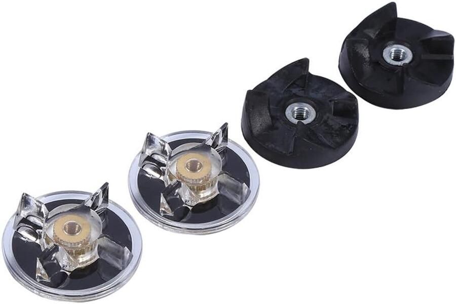 SnelShoppen Vervangende Blender Tandwielen 2 Basis Gears & 2 Rubber Blad Gears Geschikt voor 250W Blender Duurzaam en Stabiel voor Keuken Gebruik