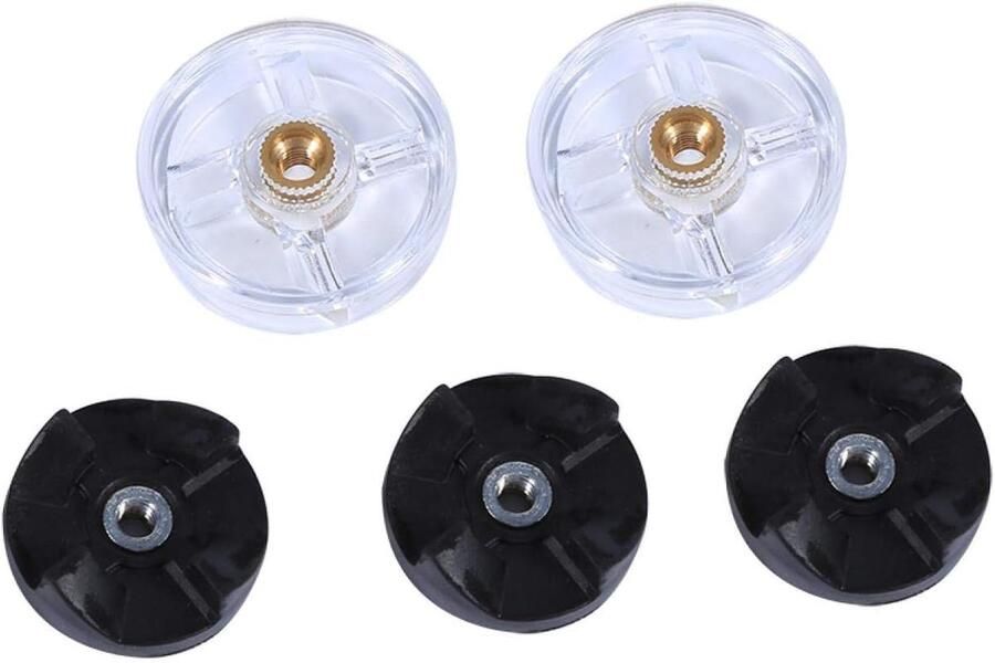 SnelShoppen Vervangonderdelen Blender Basis Tandwielen en Messen voor 250W Magic Bullet Blender 5 Stuks Kunststof Rubber en Metaal Keuken Acces