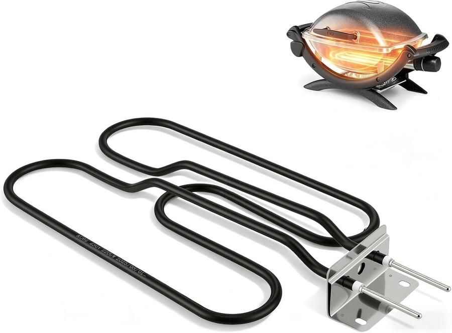 SnelShoppen Verwarmingselement 66631 voor Elektrische Grill Vervangingsonderdeel voor Q140 Q1400 Geschikt voor Weber modellen Ideaal voor
