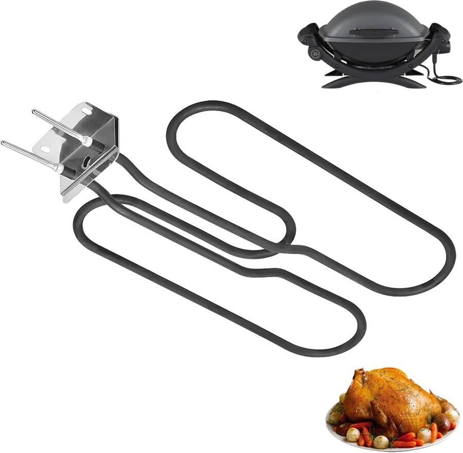 SnelShoppen Verwarmingselement voor elektrische grill Hoogwaardige vervangingsonderdelen Geschikt voor tuin camping en keuken Duurzaam eenvo