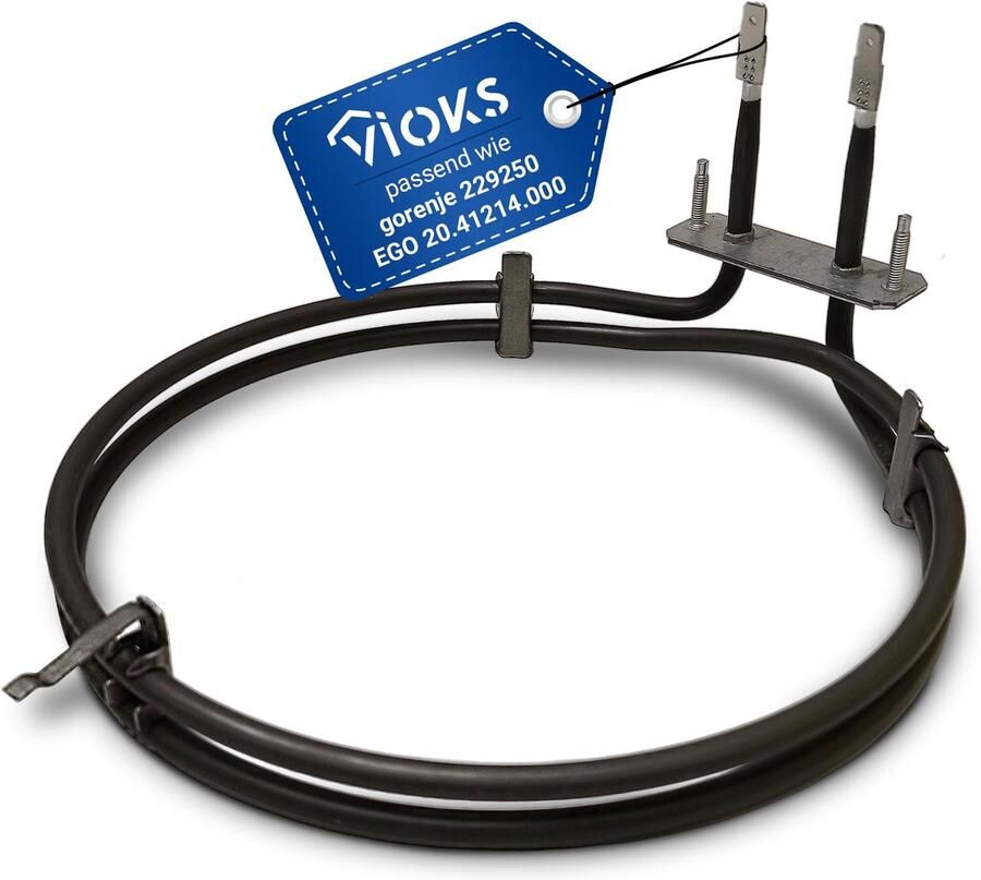 SnelShoppen VIOKS Verwarmingselement 2100 W 230 V Vervangingsonderdeel voor Oven Fornuis Heteluchtverwarming Convectieverwarming Keukenaccessoir
