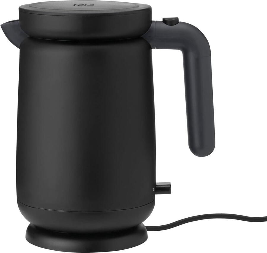 SnelShoppen Waterkoker 1 liter zwart Moderne design waterkoker met aantrekkelijke rondingen Ideaal voor koffie thee en dranken Compact snel