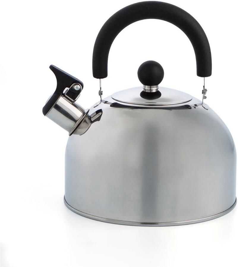 SnelShoppen Waterkoker 2 liter Roestvrij Staal Geschikt voor Inductie & Glaskeramiek Stijlvolle Kookaccessoire voor Keuken Camping & Feest