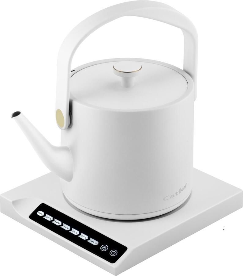SnelShoppen Waterkoker met Temperatuurregeling en Afneembare Theezeef Stijlvol Design voor Theeliefhebbers in Keuken 1 7 Liter Zwart