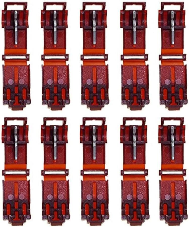 Snelverbinder 10 x rood 0 5 tot 1 5 mm²