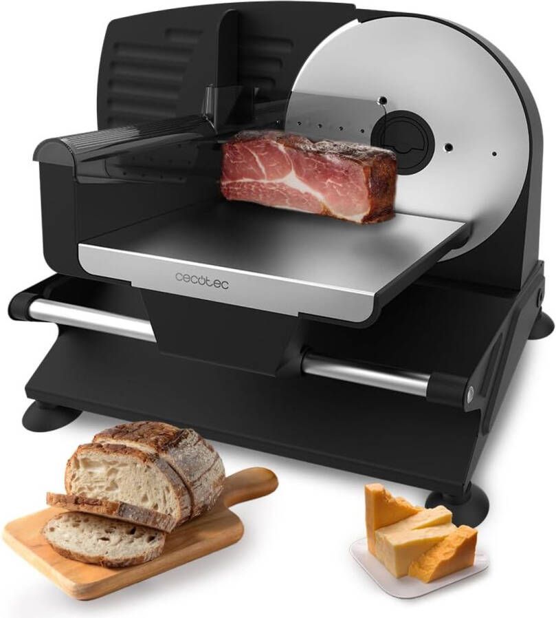 Snijmachine 200 W met Roestvrijstalen Mes en Traploos Instelbaar Systeem